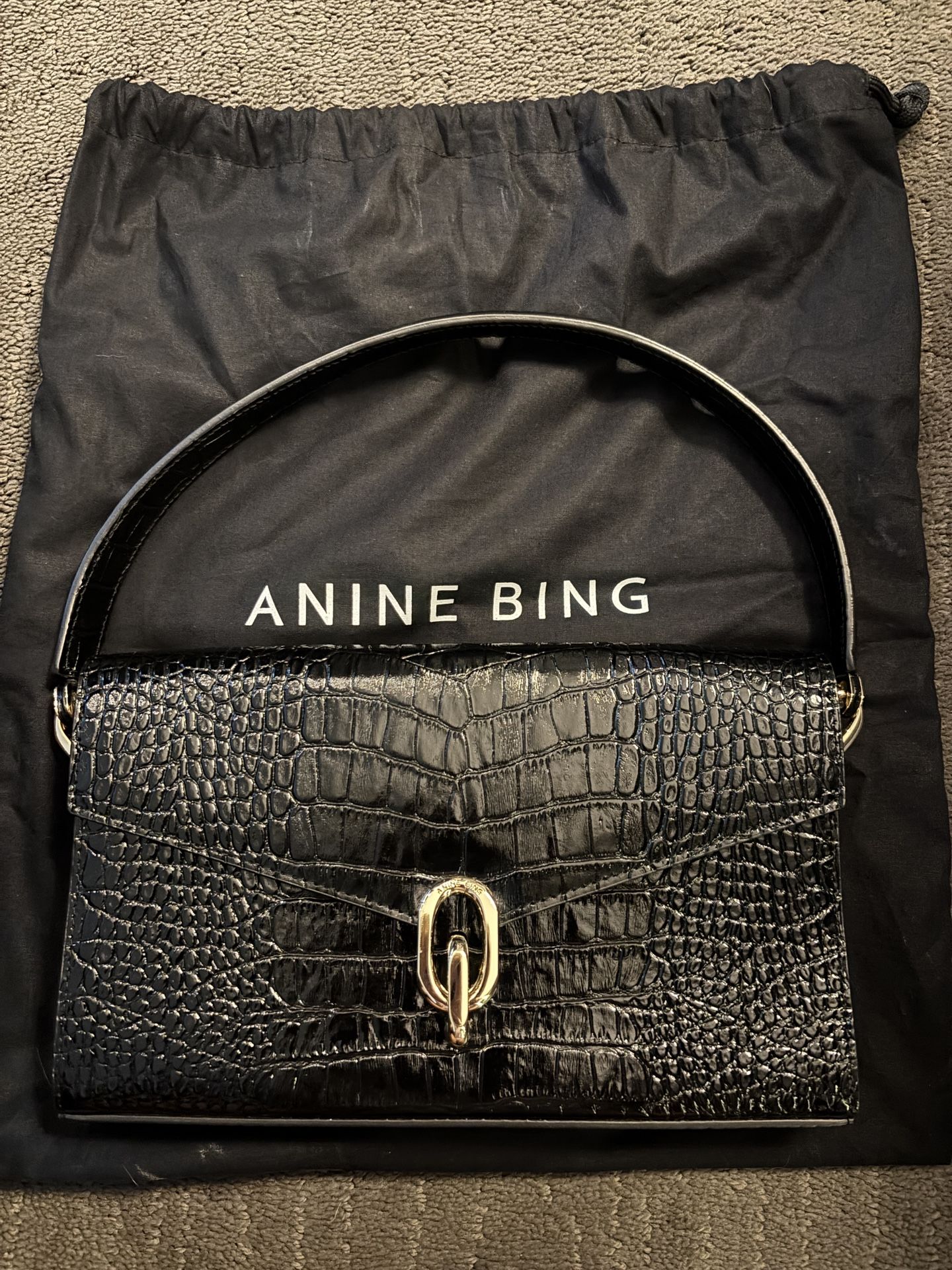 Anine Bing Black Handbag Like New