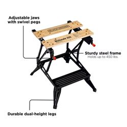 Black & Decker Portable Work bench and vice
