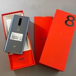 OnePlus 8 5G UW - 128GB/8GB RAM Verizon unlocked 6.55 - Smartphone - Polar Silver