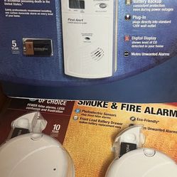 Carbon Monoxide And Fire alarm
