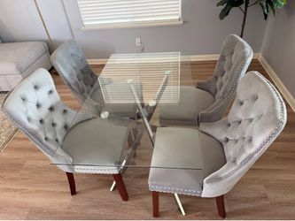 Beautiful modern dining table set