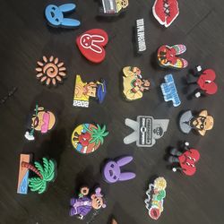 Bad Bunny Croc Charms