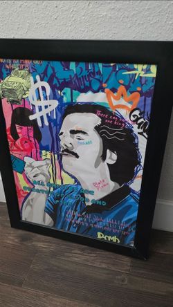 Pablo Escobar Frame 22x28in