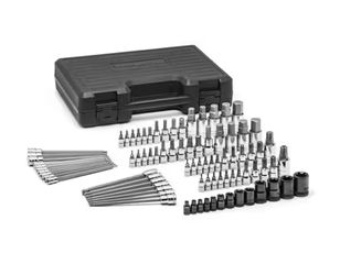 GEARWRENCH 1/4 in., 3/8 in., and 1/2 in. Drive SAE/Metric Master Hex and Torx Bit Socket Set (84-Piece
