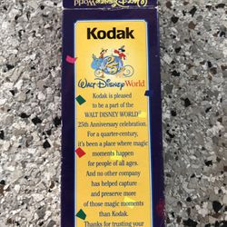 Kodak Walt Disney World 25th Anniversary Watch 