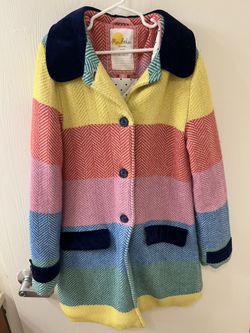 Boden Colorful Wool coat