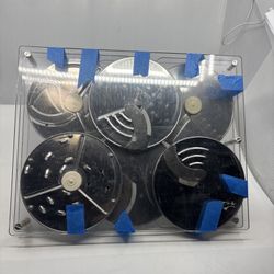 Cuisinart DLC-7e Food Processor Blade Set - 6 Discs & Holder, 1 Stem
