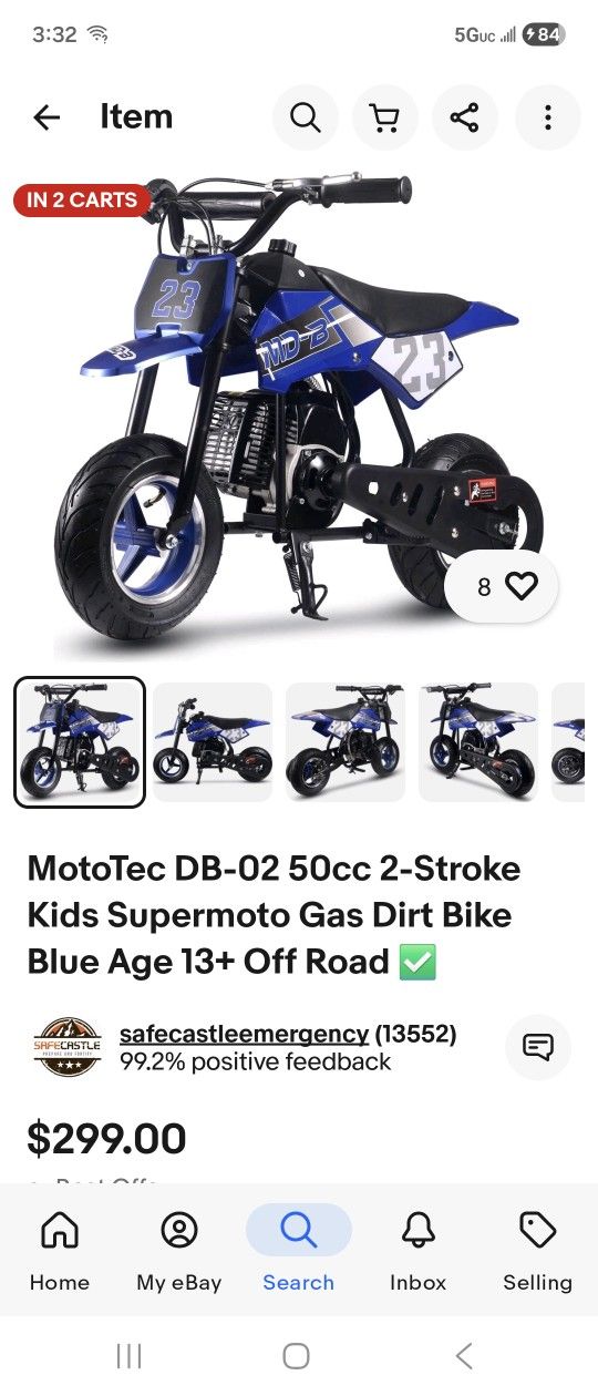 Gas Powered 50cc Mini Bikes