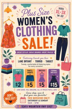 ✨ PLUS SIZE WOMEN’S CLOTHING SALE ✨