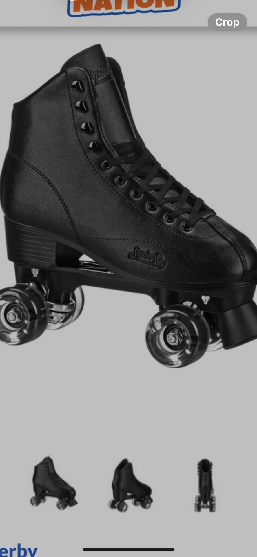 Women Skate Black Size 6