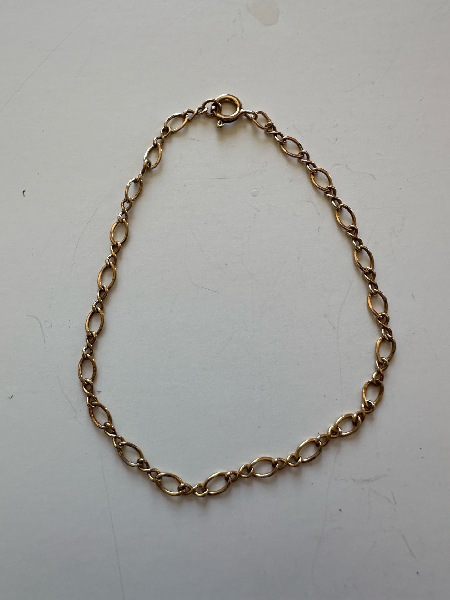 Bracelet 10 carat post size 7