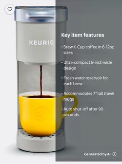 Keurig K-Mini Single Serve Coffee Maker