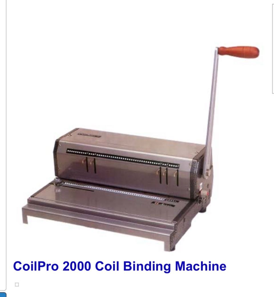 Coilpro 2000 Coil Binding Machine