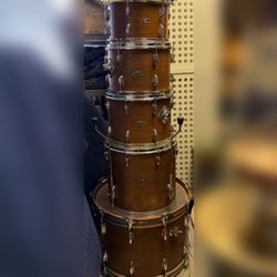 Vintage 1970's Slingerland Mahogany Drumset - 5 Pieces