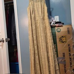 Gold EVENING Gown