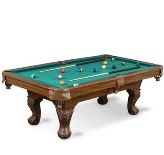 Eastpoint Sports 87" Masterton Pool Table with Billiard Cues, Pool