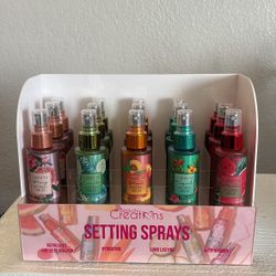 Beauty Creations setting sprays 