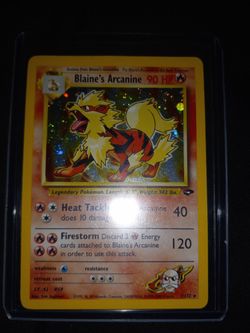 Arcinine Blanes Pokemon Card 