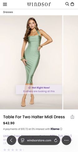 Sage green dress