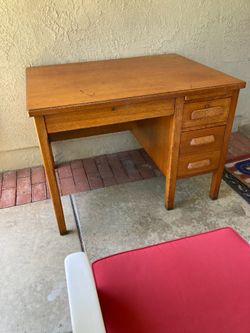 Vintage oak desk