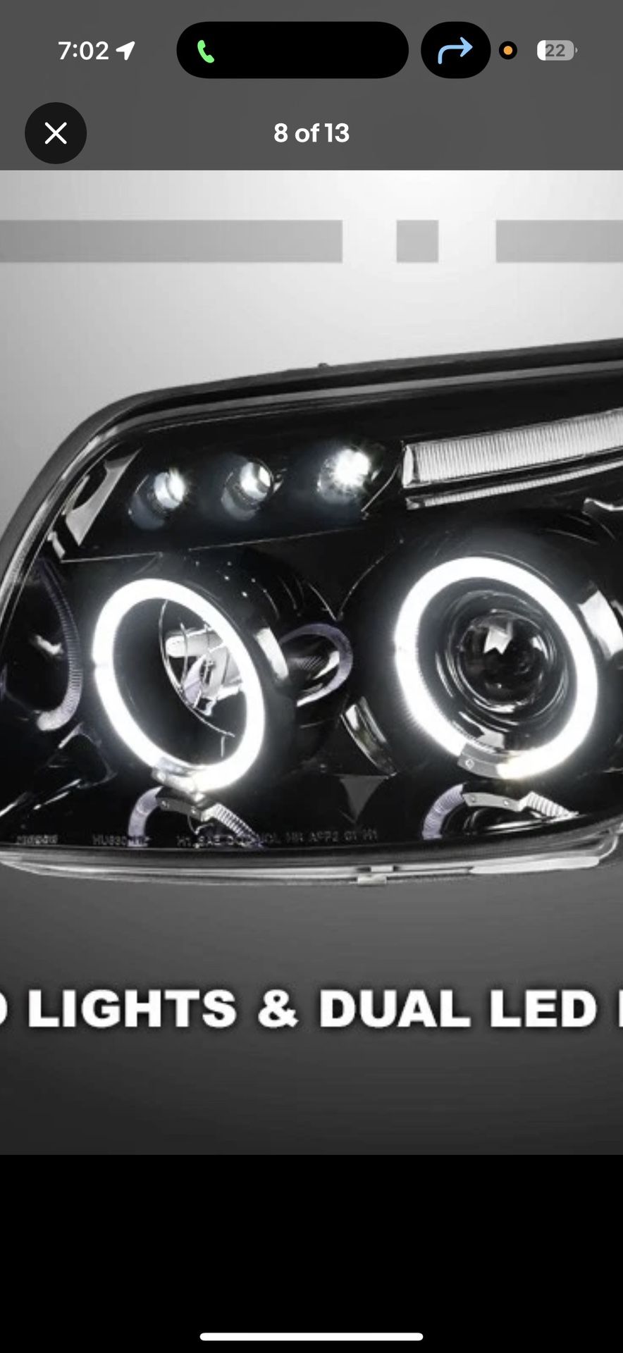 2003-2005 Toyota 4runner Headlights