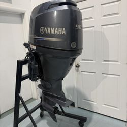 Yamaha 90hp Del 2015 Excelente Listo para El Agua 