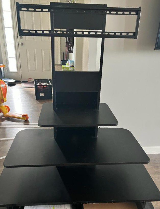 Ameriwood Home Galaxy TV Stand With Mount And Drawers , Holds Up To 70"