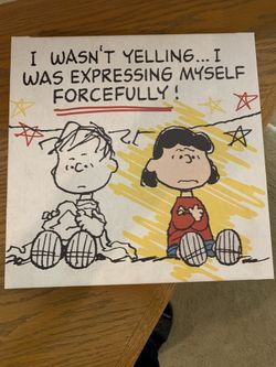 Linus and Lucy Canvas