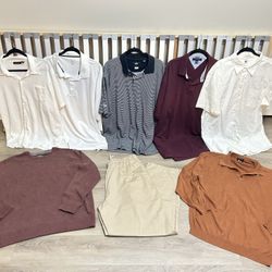 A variety bundle set of men’s size 2 XL clothing set