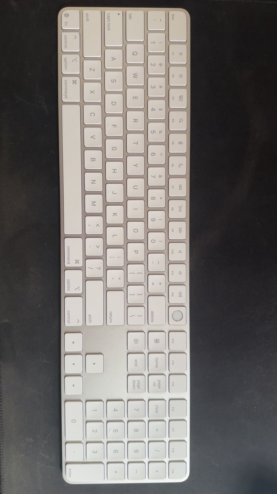 Apple Magic Keyboard with Touch ID and Numeric Keypad - Silicon