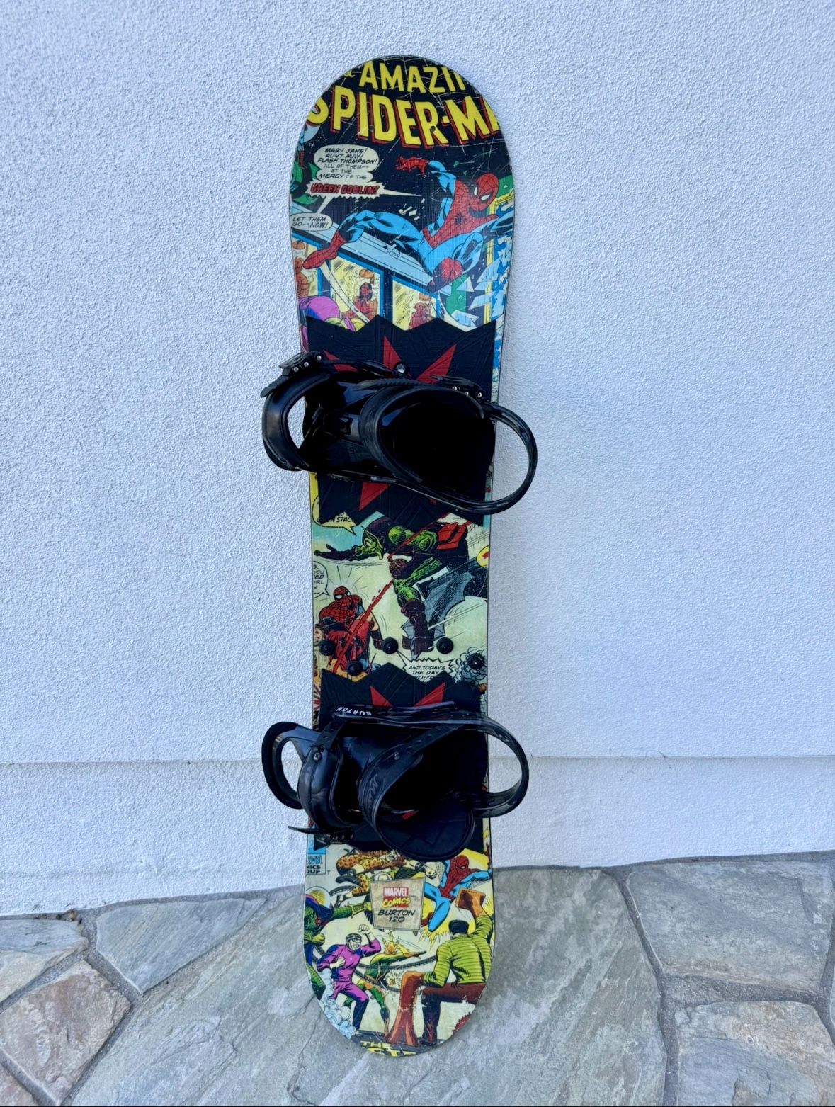 Burton Boys 120” Spiderman Snowboard