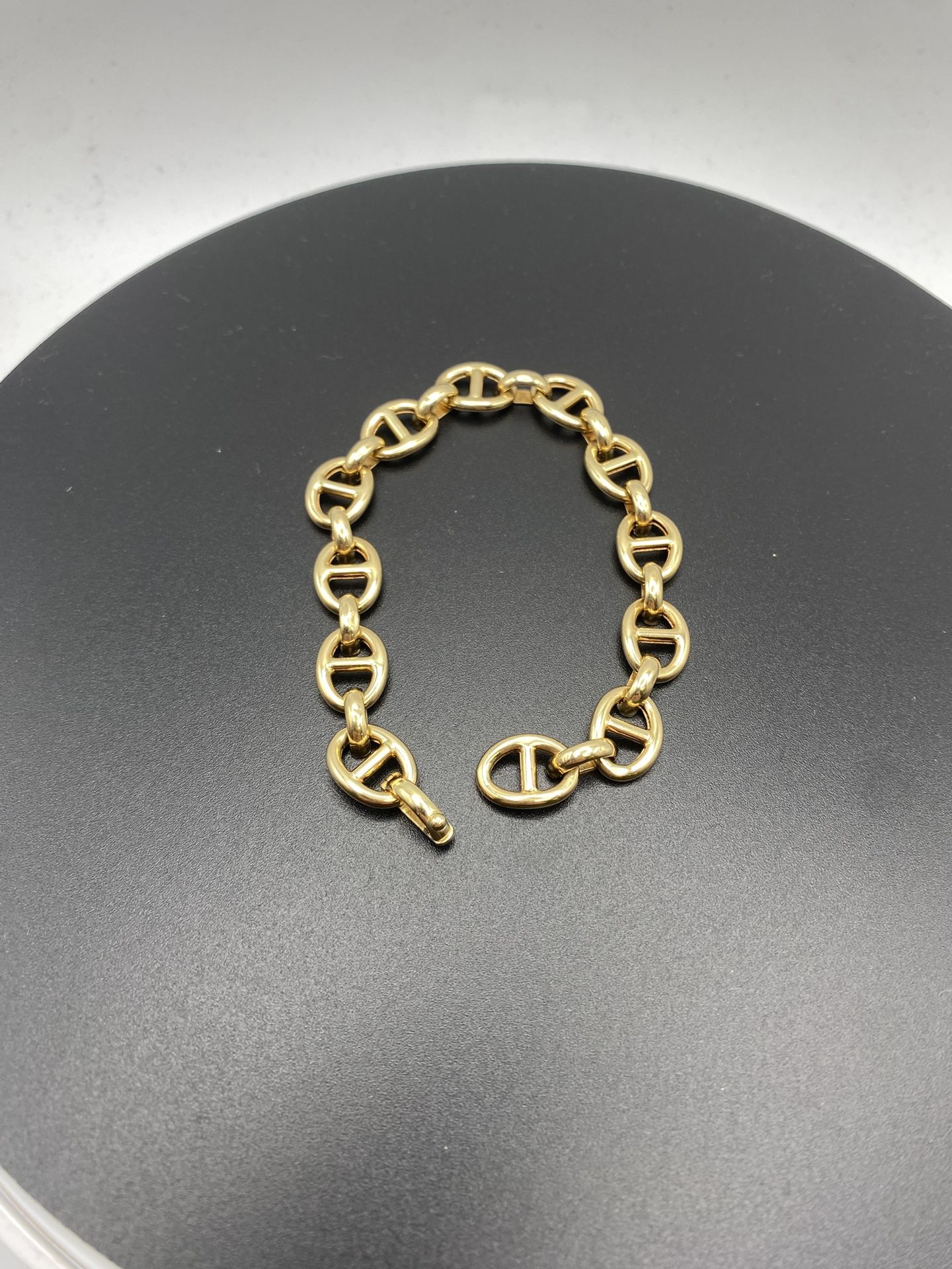 14K 7.5 Inch WID Gucci Bracelet