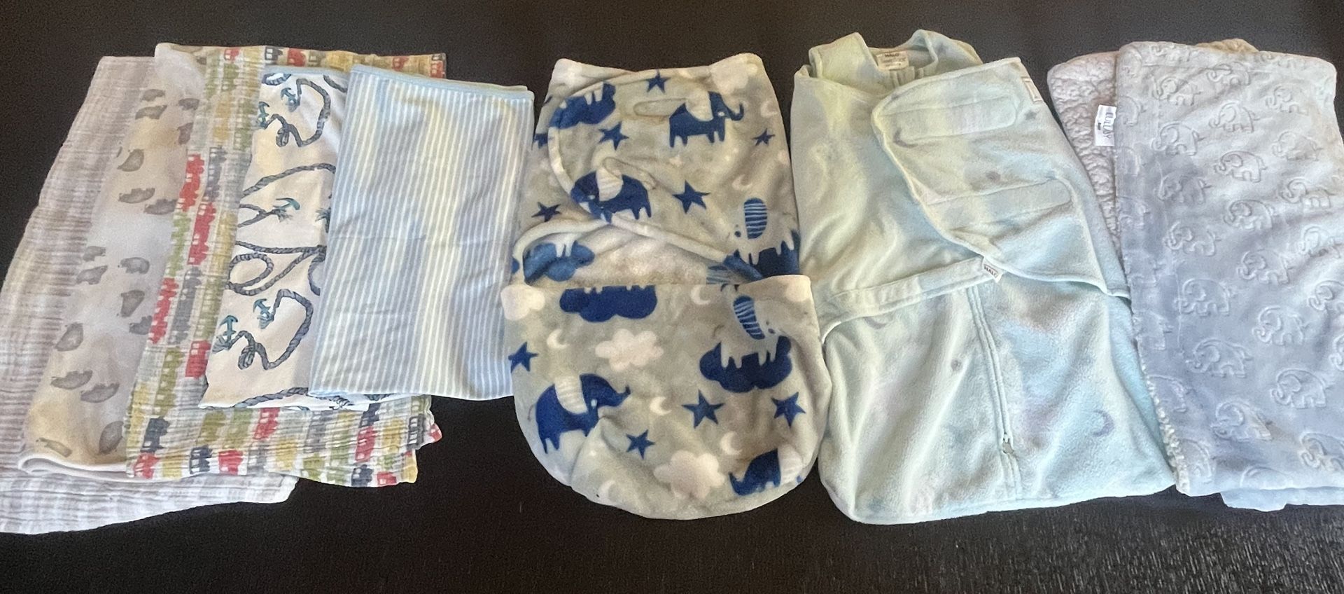 Infant Baby Boy Snuglis/Cotton Blankets