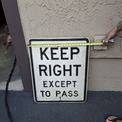 Metal Street Sign