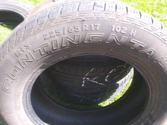 CONTINENTAL Only 3 tires good condition $70