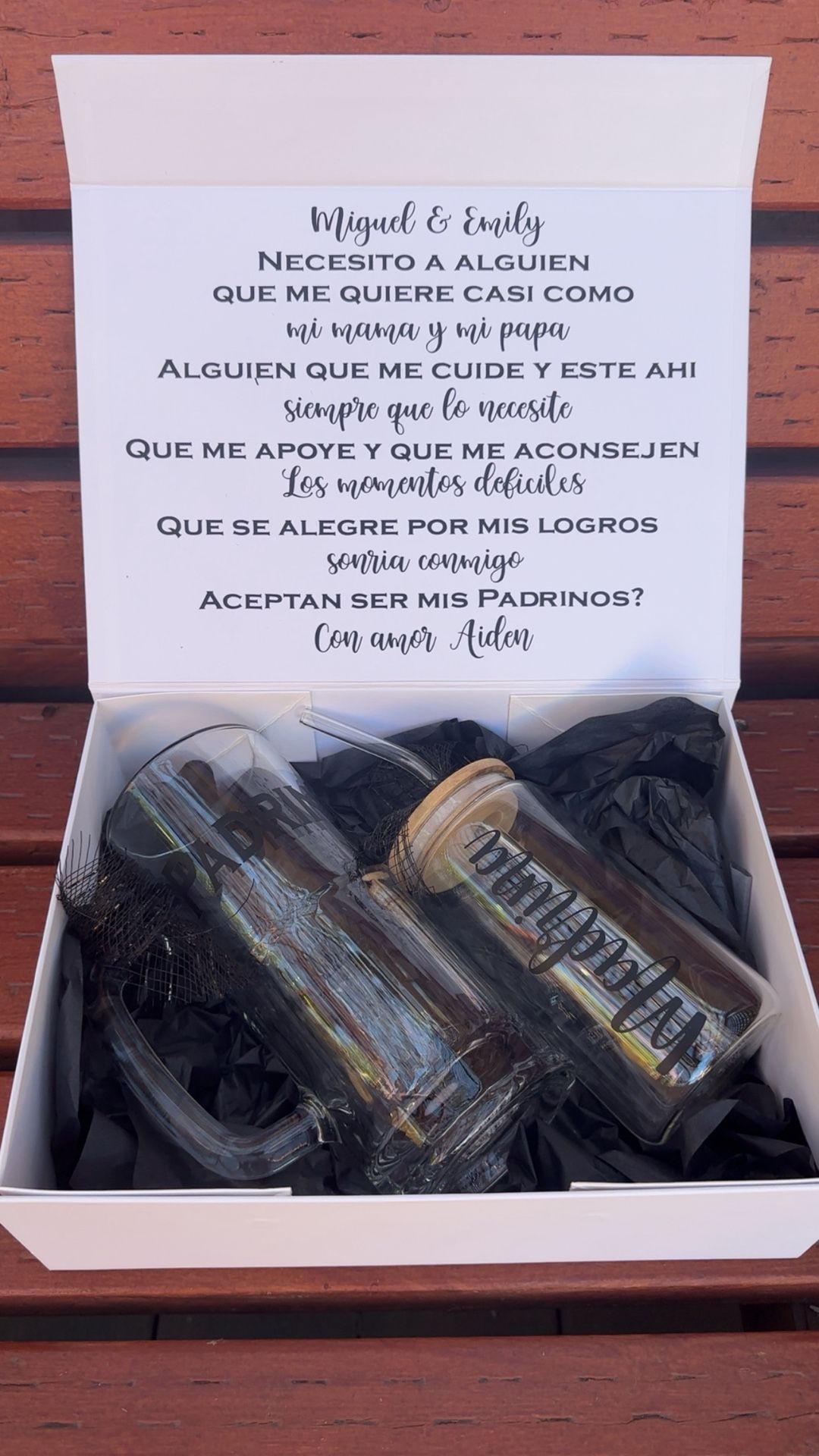 Will You Be My Godfather Padrinos Box