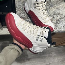 Cherry Jordan 12  Size 9.5