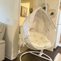 Hanging Egg Chair with Stand