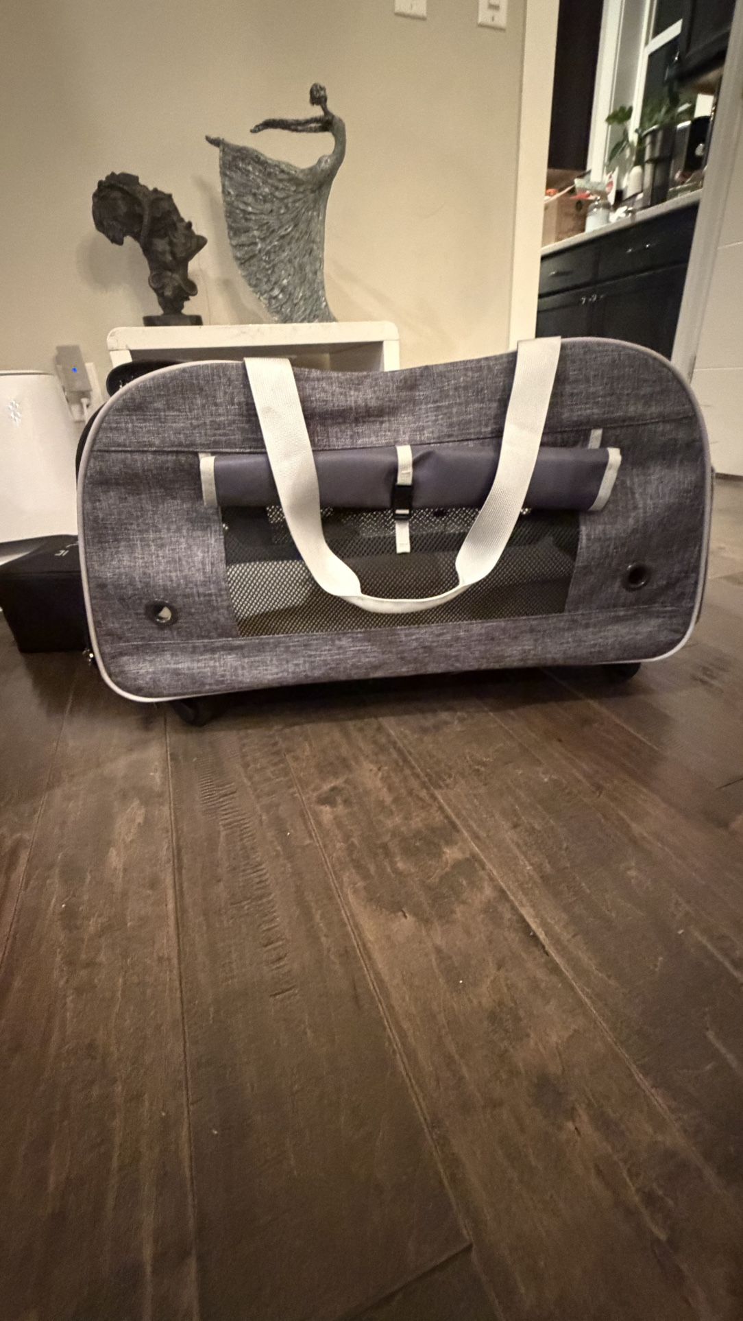 ELEGX Pet Rolling Carrier with Detachable Wheels