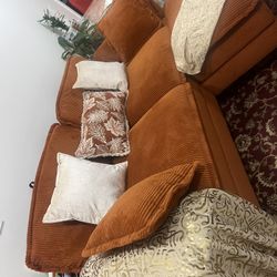 Sofa With 2 Ottoman 