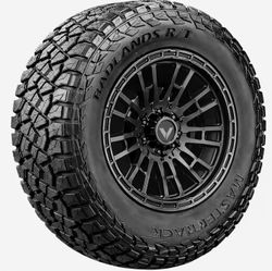 20x10 Wheels + Mastertrack Badlands RT 33x12.50R20 / 35x12.50R20 Set Wheels & Tires " Package "