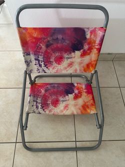 Tie-Dye low Folding Chair