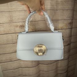 Baby Blue Crossbody Bag And Handbag 