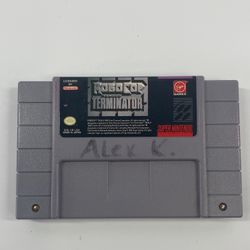 Robocop vs The Terminator (Super Nintendo SNES, 1993)