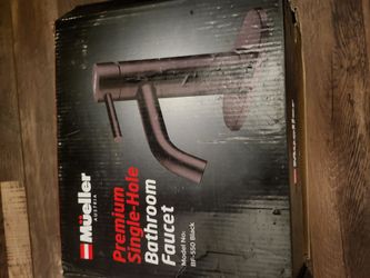New bathroom faucet