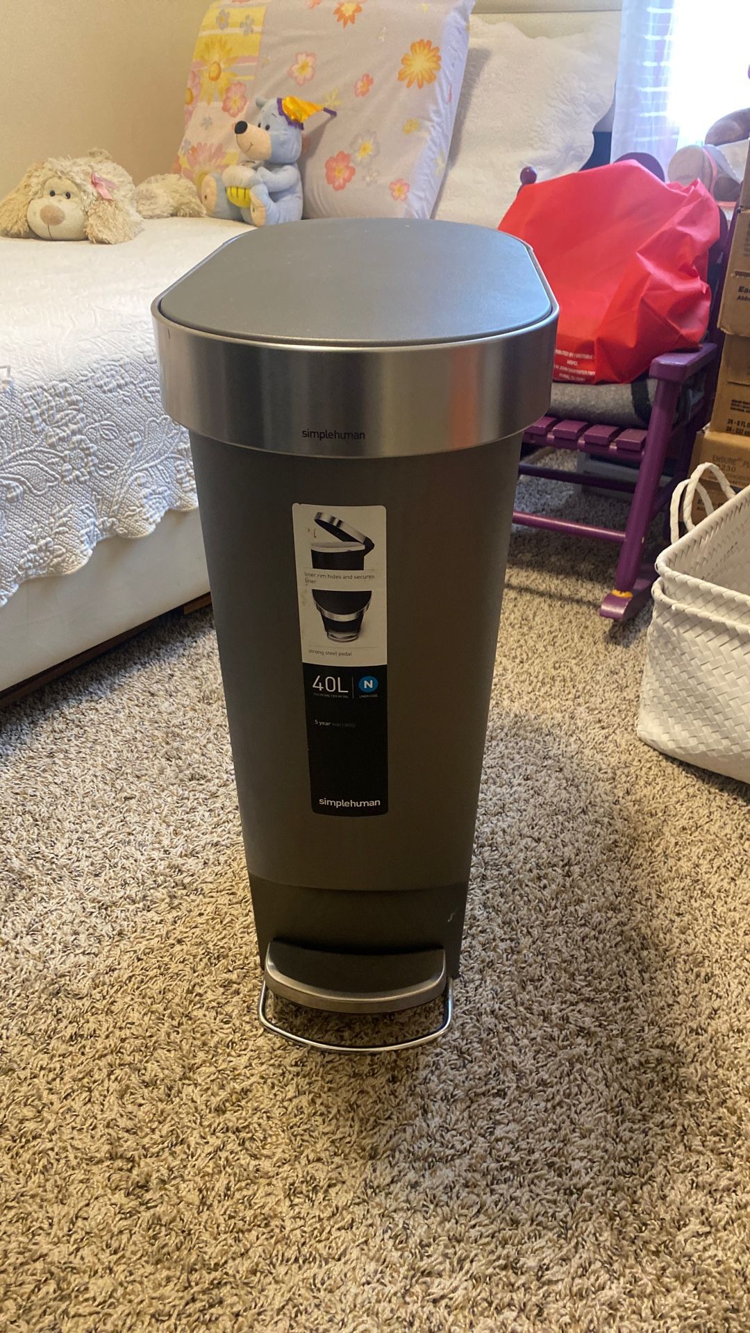 Simple human Garbage Can