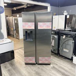 🔥Samsung Stainless Steel Refrigerator With Ice Maker And Water Dispenser🔥