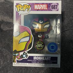Funko Pop Marvel’s Iron heart Chase Exclusive 