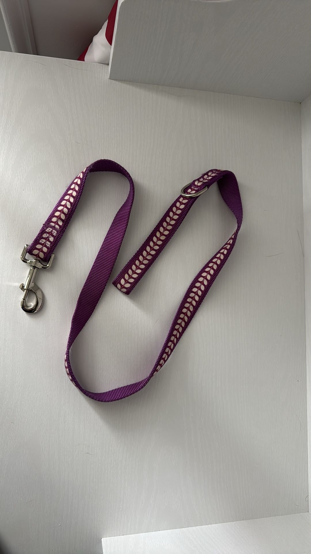 Purple Dog Leash w/Matching Adjustable Collar
