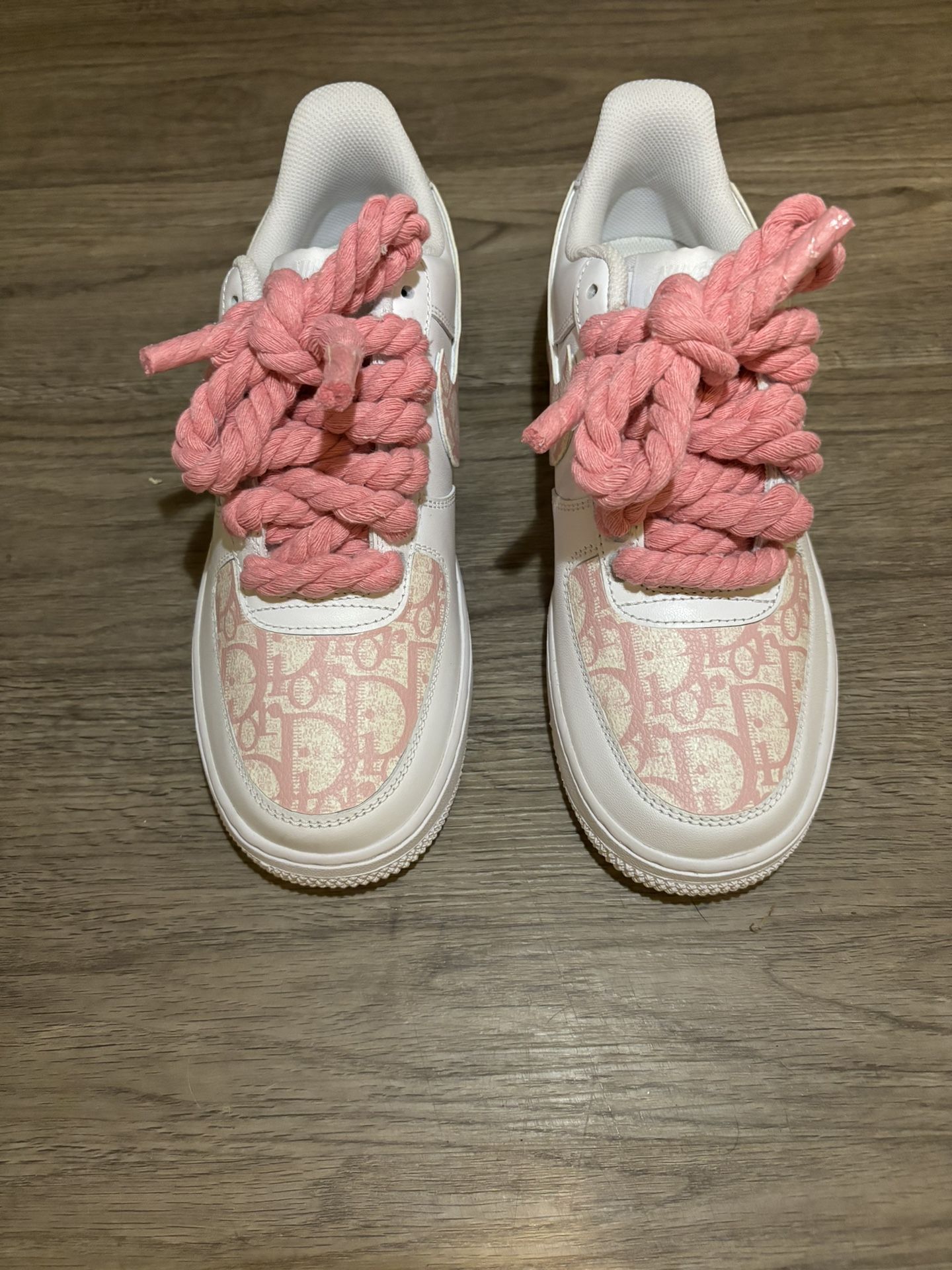 Pink Dior/LV Rope Laces